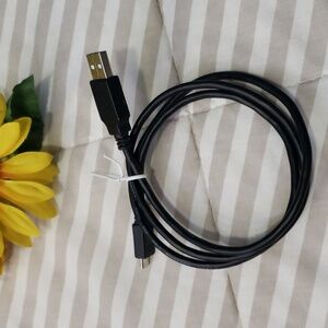 micro USB-b to USB charger, black, 35" BOGO8